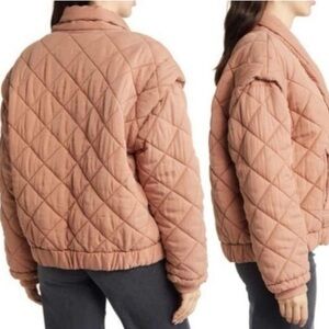 BlankNYC Making Time Quilted Drop Shoulder Jacket
